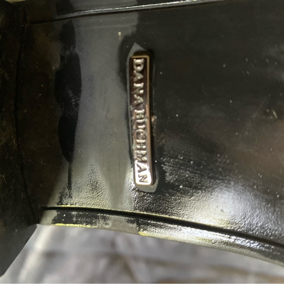 Women's Size 7.5 Dana Buchman Black Leather Boots - Picture 6 of 13